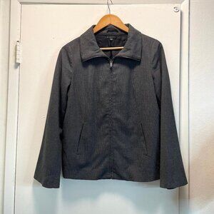 SISLEY Women's Dark Grey Jacket Blazer Size Medium EU 40